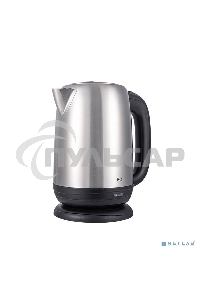 Чайник электрический BQ KT1821S черный/стальной, мощность 2200Вт, Максимальный объем 1.7л