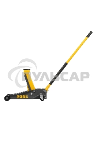 Домкрат гидравлический подкатной Denzel 3 т, 125-470 мм, быстрый подъем, проф. 51260