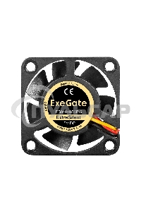 Вентилятор для корпуса ExeGate ExtraSilent ES04010S3P-5 черный, 40 мм, 4500 об/мин, 22 дБ, 3 pin