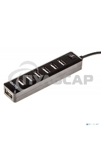 Разветвитель USB 2.0 Buro BU-HUB7-1.0-U2.0 7порт. черный