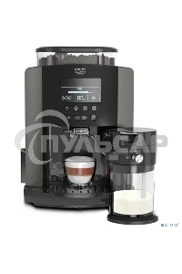 Кофемашина Krups Arabica Latte EA819E10 1450Вт черный/коричневый