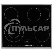 Встраиваемая электрическая варочная поверхность Beko HIC 64503 TX, черный