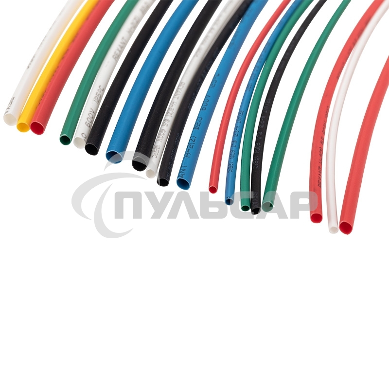 Термоусаживаемые трубки SMALL TUBE 2:1 (Набор 20 шт.) Rexant