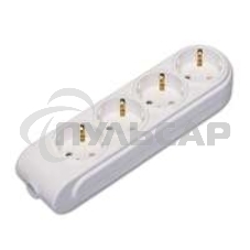 Колодка удлинителя 4-м с заземл. защ. шторки Makel N4210000 Колодка удлинителя 4-м с заземл. защ. шторки Makel N4210000