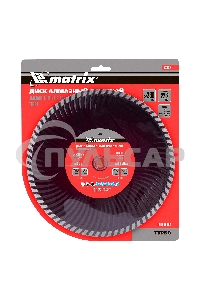 Круг алмазный Matrix Ф230 х 22 мм турбо по железобетону