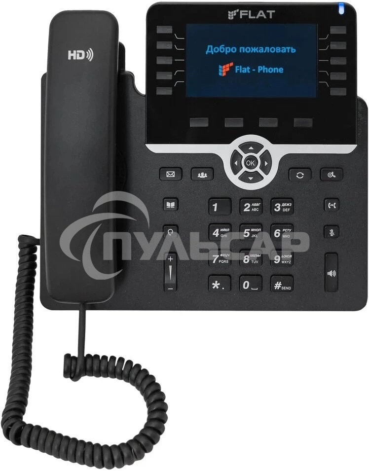 Телефон IP Флат Flat-Phone-B10 черный