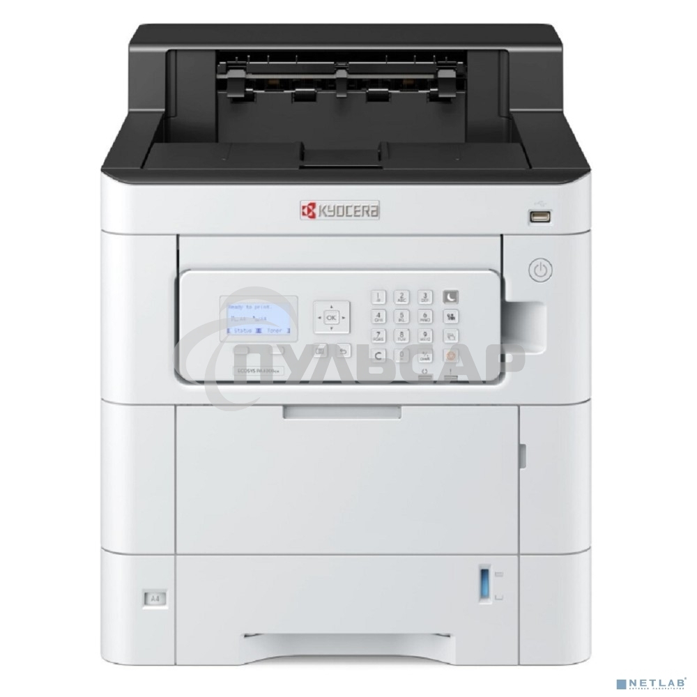 Принтер лазерный Kyocera ECOSYS PA4000cx (1102Z03NL0), A4, цветной, печ. 40 стр./мин., 1200x1200 dpi, Ethernet, USB
