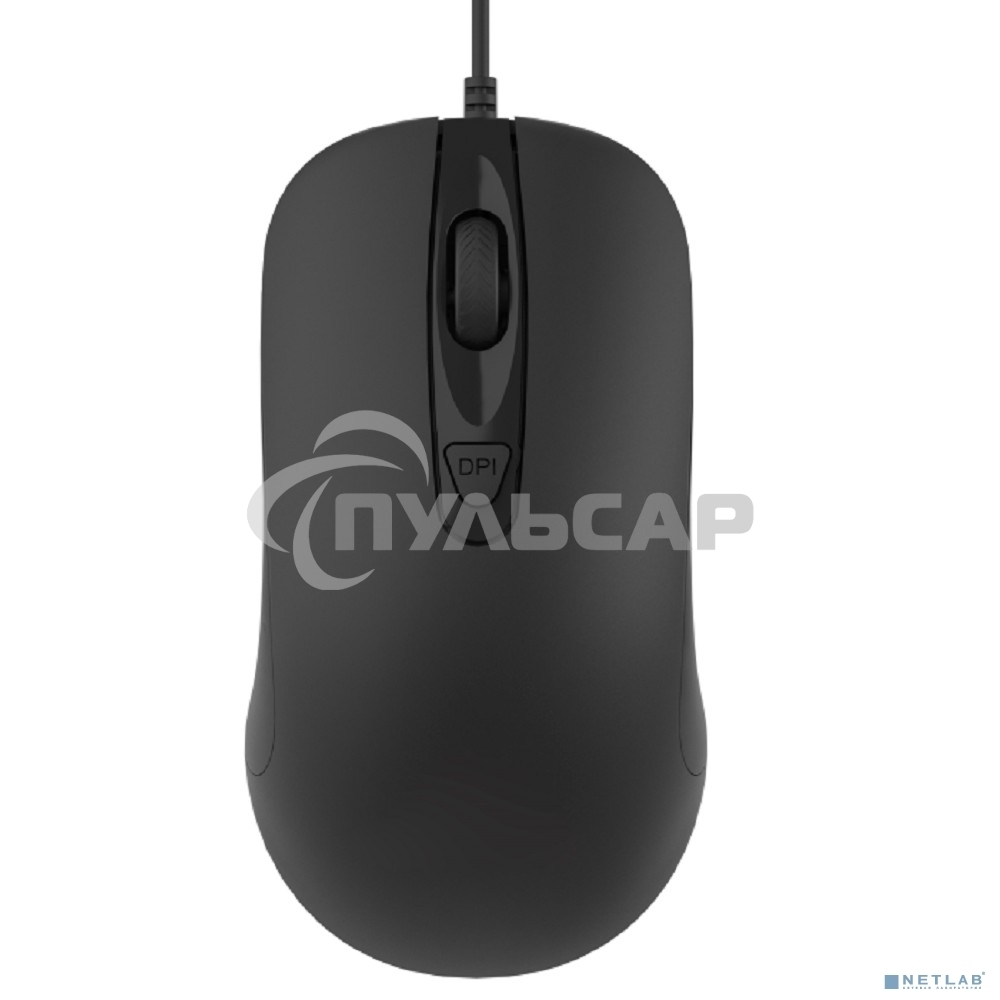 Мышь проводная CBR CM 110 черный, 2400 dpi, USB, кнопки - 4