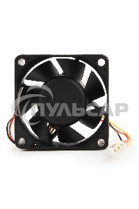 Вентилятор для корпуса Gembird 7778 черный, 60 мм, 4000 об/мин, 25 дБ, 3 pin