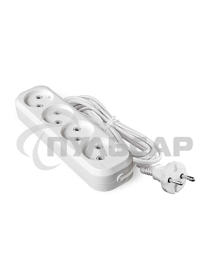 Удлинитель 4х5м без заземл. 6А IP20 У6-766 ШВВП 2х0.75 UNIVersal 9631944