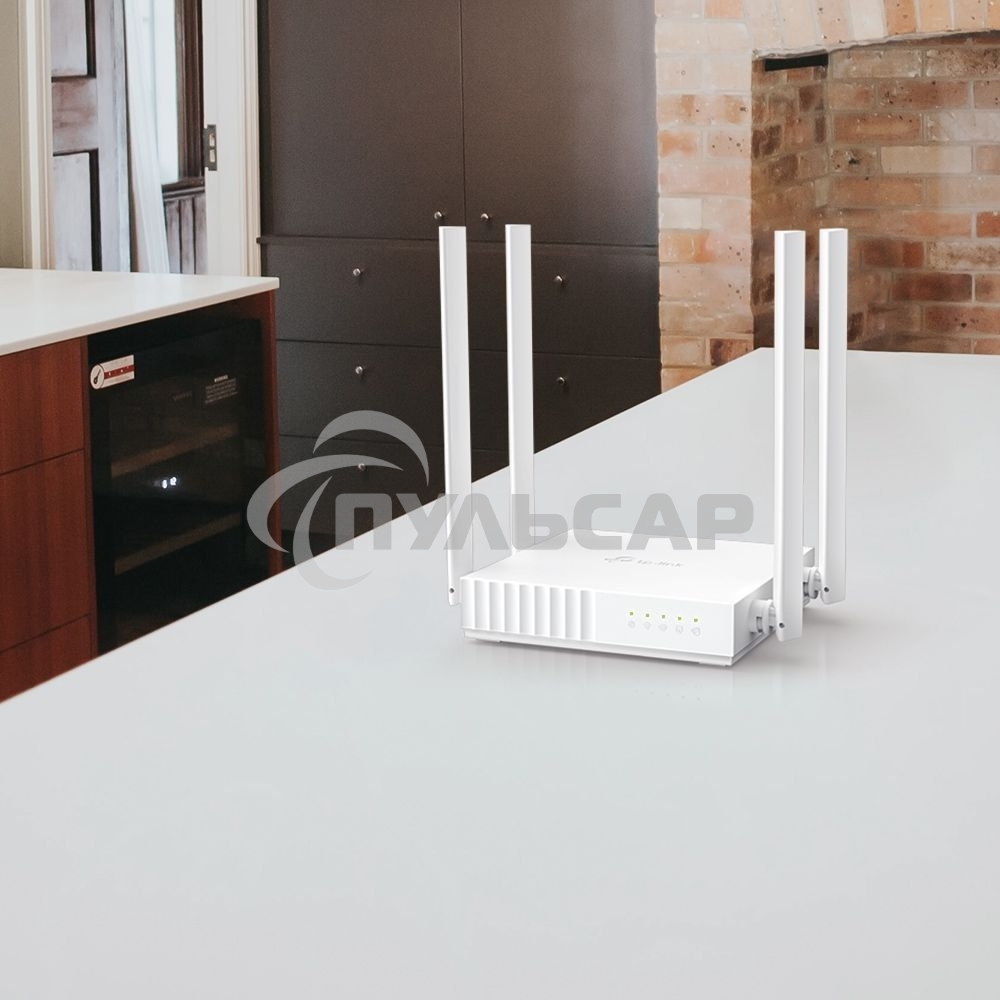 Роутер беспроводной TP-Link Archer C24 AC750 10/100BASE-TX белый