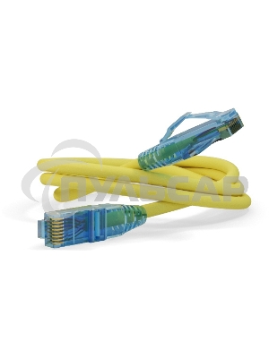 Патч-корд Hyperline PC-LPM-UTP-RJ45-RJ45-C6-2M-LSZH-YL Патч-корд U/UTP, Cat.6, LSZH, 2 м, желтый