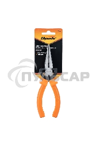 Длинногубцы Classic, 160 мм, прямые шлифованные, пластмассовые рукоятки Sparta