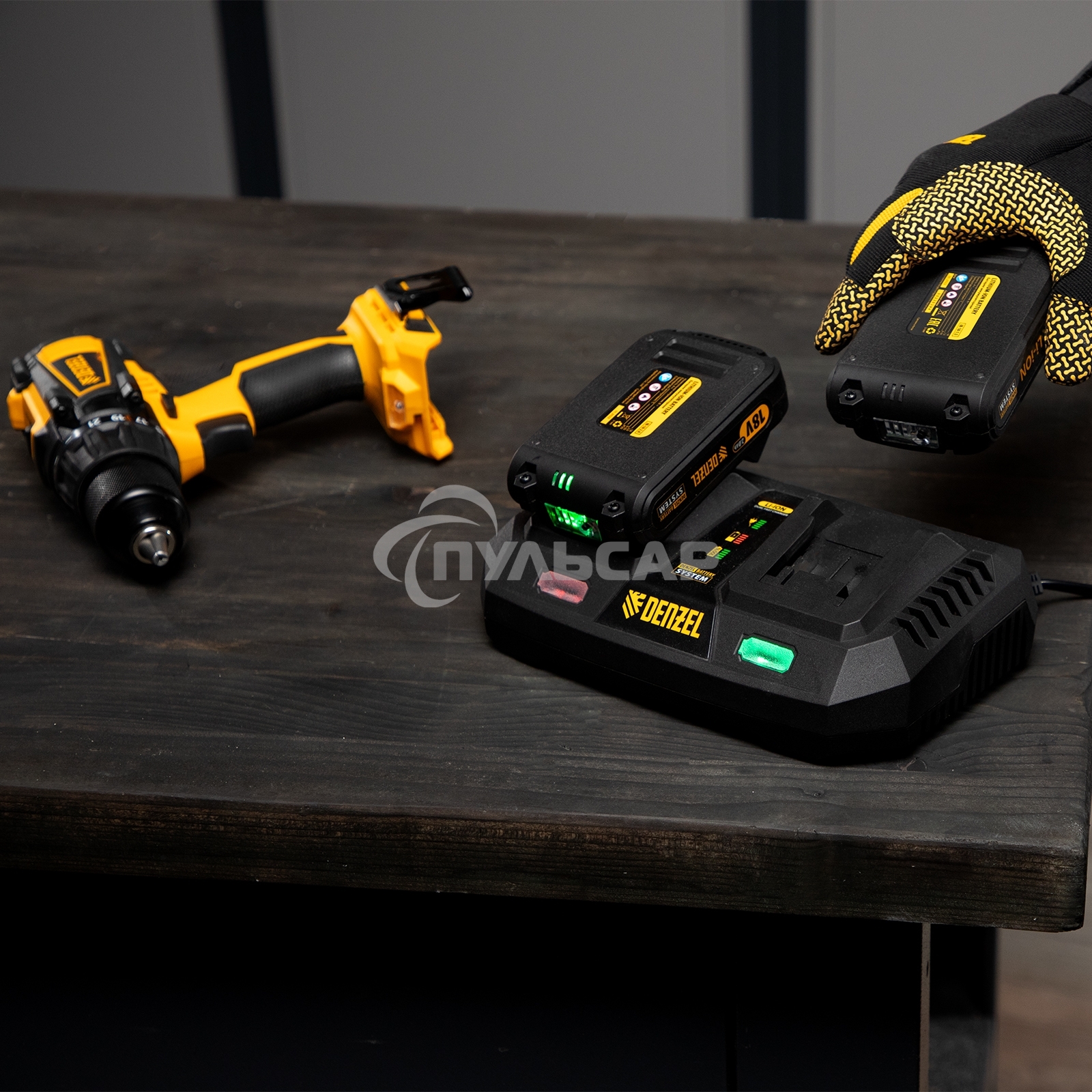 Батарея аккумуляторная IB-18-2.0, Li-Ion, 18 В, 2,0 А·ч Denzel