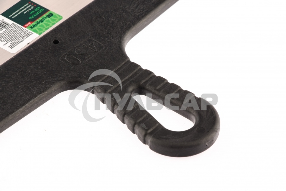 Шпатель из нержавеющей стали Сибртех 450 мм, зуб 6х6 мм, пластмассовая ручка 85470