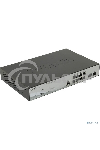 Коммутатор D-Link DGS-1210-10P/ME/B1A Управляемый 2 уровня с 8 портами 10/100/1000Base-T с поддержкой PoE и 2 портами 1000Base-X SFP