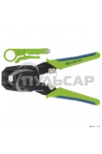 Клещи для обжима телефонных и компьютерных клемм 4P, 6P, 8P, функция обрезания проводов Сибртех