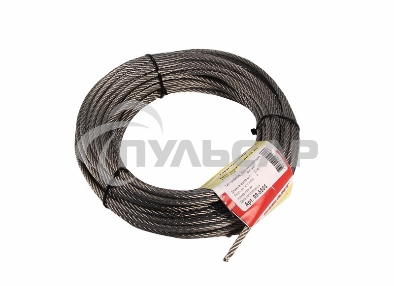 Трос нержавеющий d=5 мм, (моток 20 м) Rexant