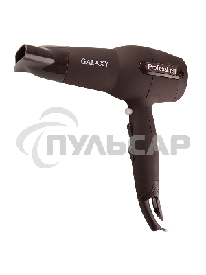 Фен для волос профессиональный Galaxy Line GL 4310, коричневый,2000 Вт, 2 скорости, 3 температурных режима, функция 