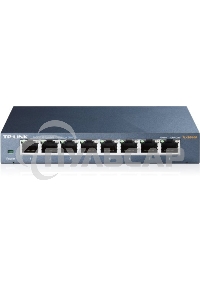 Коммутатор TP-Link SMB TL-SG108 8-port Desktop Gigabit Switch, 8 10/100/1000M RJ45 ports,metal case