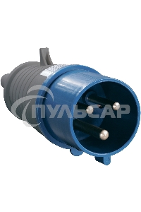 Вилка эл. каб. 32А 2P+PE 220В IP44 ССИ-023 ИЭК PSR01-032-3