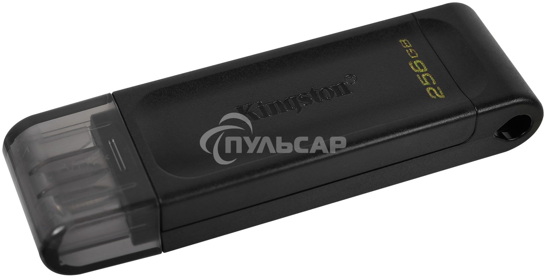 Флешка USB Kingston 256 Gb DataTraveler 70 DT70/256 Gb USB Type-C 3.2 черный