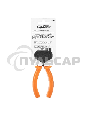 Длинногубцы Classic, 160 мм, прямые шлифованные, пластмассовые рукоятки Sparta