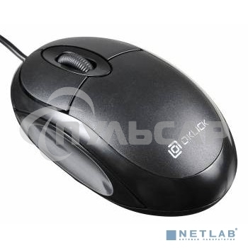 Мышь проводная Oklick 105S черный, 800 dpi, USB, кнопки - 3