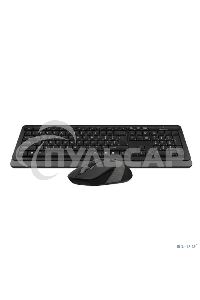 Комплект клавиатура + мышь A4Tech Fstyler FG1010S клав:черный/серый мышь:черный/серый USB беспроводная Multimedia (FG1010S GREY)