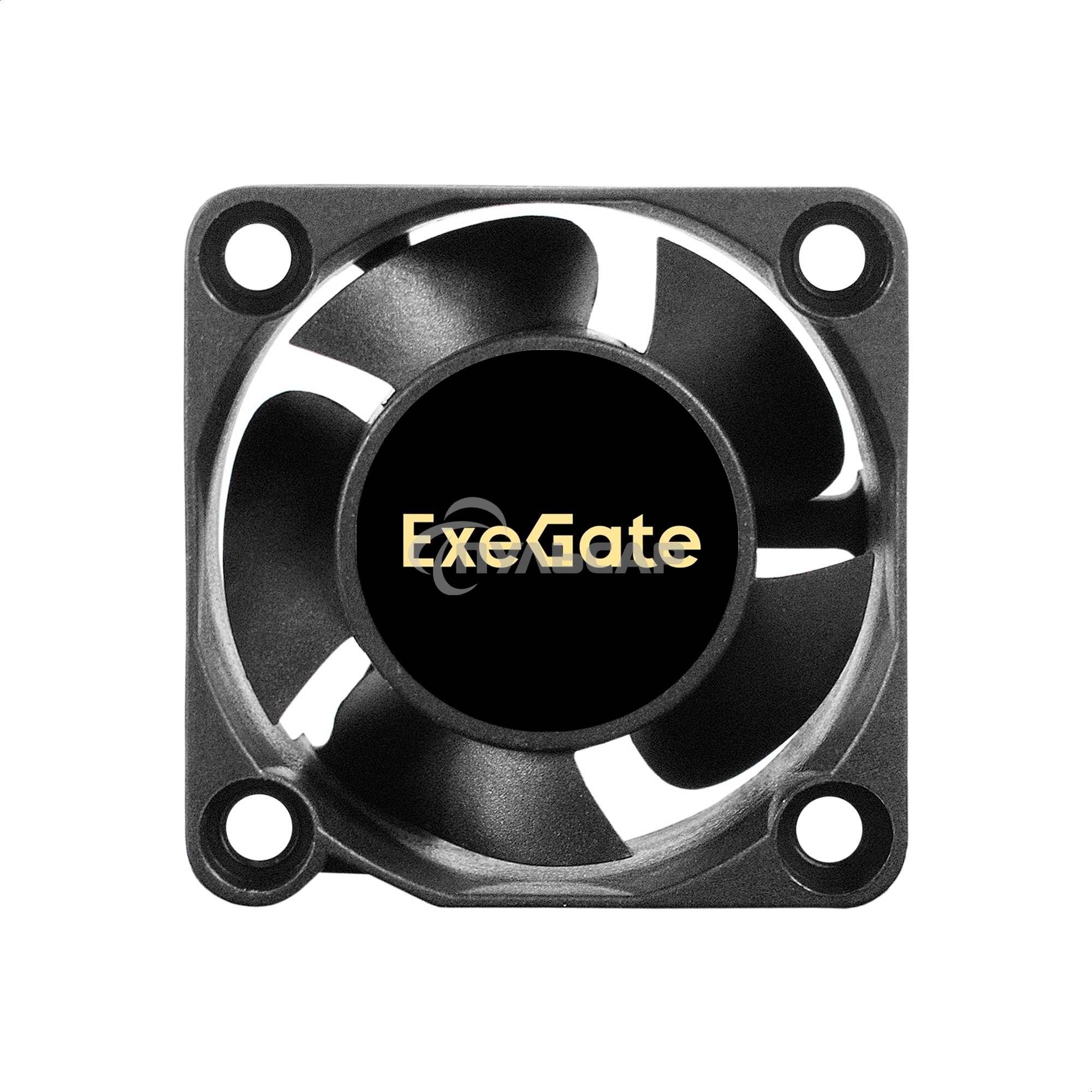 Вентилятор для корпуса ExeGate ExtraSilent ES04020B3P черный, 40 мм, 6300 об/мин, 28 дБ, 3 pin