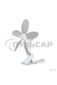 Вентилятор настольный DUX DX-07 7 Вт, белый/серый