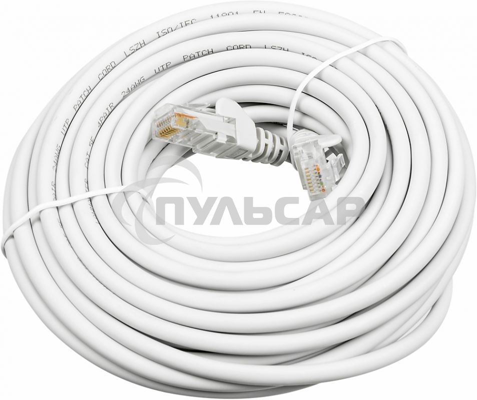 Патч-корд Lanmaster UTP LAN-PC45/U5E-10-GY вилка RJ-45-вилка RJ-45 кат.5е 10м серый LSZH (уп.:1шт)