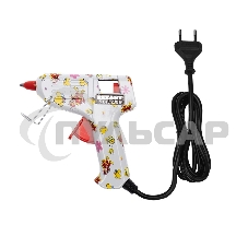 Пистолет клеевой Rexant, 15 Вт, Ø7 мм + набор цветных стержней 12 шт, блистер