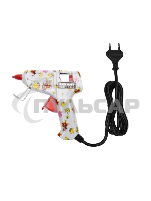 Пистолет клеевой Rexant, 15 Вт, Ø7 мм + набор цветных стержней 12 шт, блистер