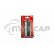 Клеевые стержни Rexant, Ø7 мм, 100 мм, цветные с блестками, 12 шт., блистер