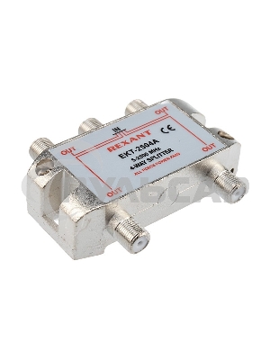 Делитель ТВ х 4 под F разъем 5-2500 МГц 