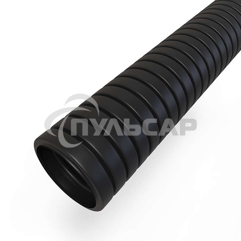 Труба гофрированная ПНД d16мм с протяжкой черный (уп.100м) Rexant 28-0016-3