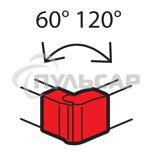 Внешний изменяемый угол Legrand 638022 - от 60° до 120° - для кабель-каналов Metra 85x50