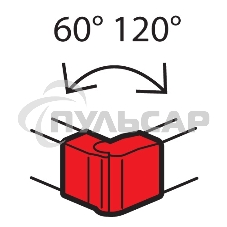 Внешний изменяемый угол Legrand 638022 - от 60° до 120° - для кабель-каналов Metra 85x50