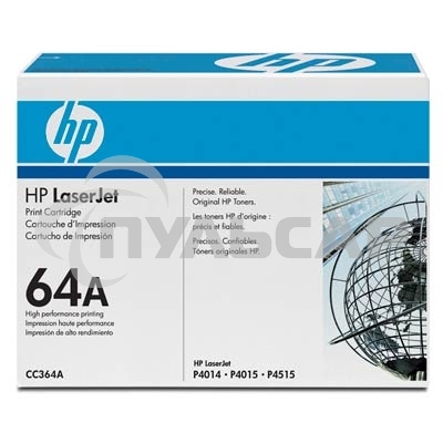 Картридж лазерный HP CC364A черный LJ P4014/4015/4515 (10000стр.)