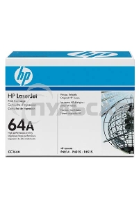 Картридж лазерный HP CC364A черный LJ P4014/4015/4515 (10000стр.)