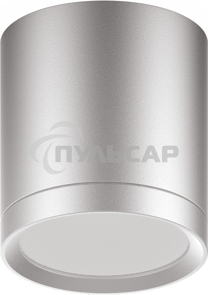 Светильник Gauss Хром/Сатин LED накладной с рассеивателем 6W 4100K 68х75мм 1/30