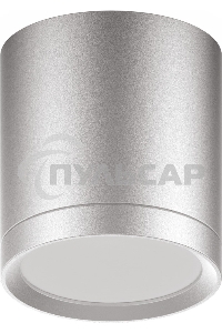 Светильник Gauss Хром/Сатин LED накладной с рассеивателем 6W 4100K 68х75мм 1/30