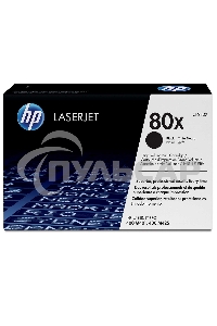 Картридж лазерный HP CF280X черный LaserJet Pro 400 M401/M425 (6900стр.)