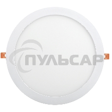 Светильник Iek LDVO0-1609-1-24-4000-K01 ДВО 1609 белый круг LED 24Вт 4000 IP20 алюм. корпус, диам 295 мм