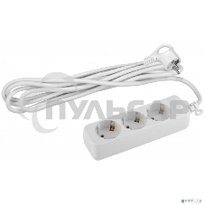 Удлинитель 3 гнезда 1,5м с/з 16А U-3e-1,5m ПВС Б0028369 ЭРА