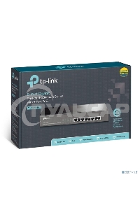 Коммутатор TP-Link TL-SG1008MP 8-портовый настольный/монтируемый в стойку гигабитный коммутатор с 8 портами PoE+