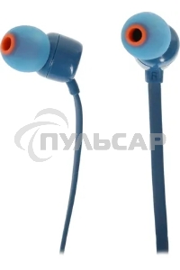 Наушники JBL Tune 110, 3.5 мм, внутриканальные, синий