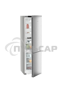 Холодильник Liebherr CNsff 5703 серебристый двухкамерный 266/94л морозилка снизу, капельная система