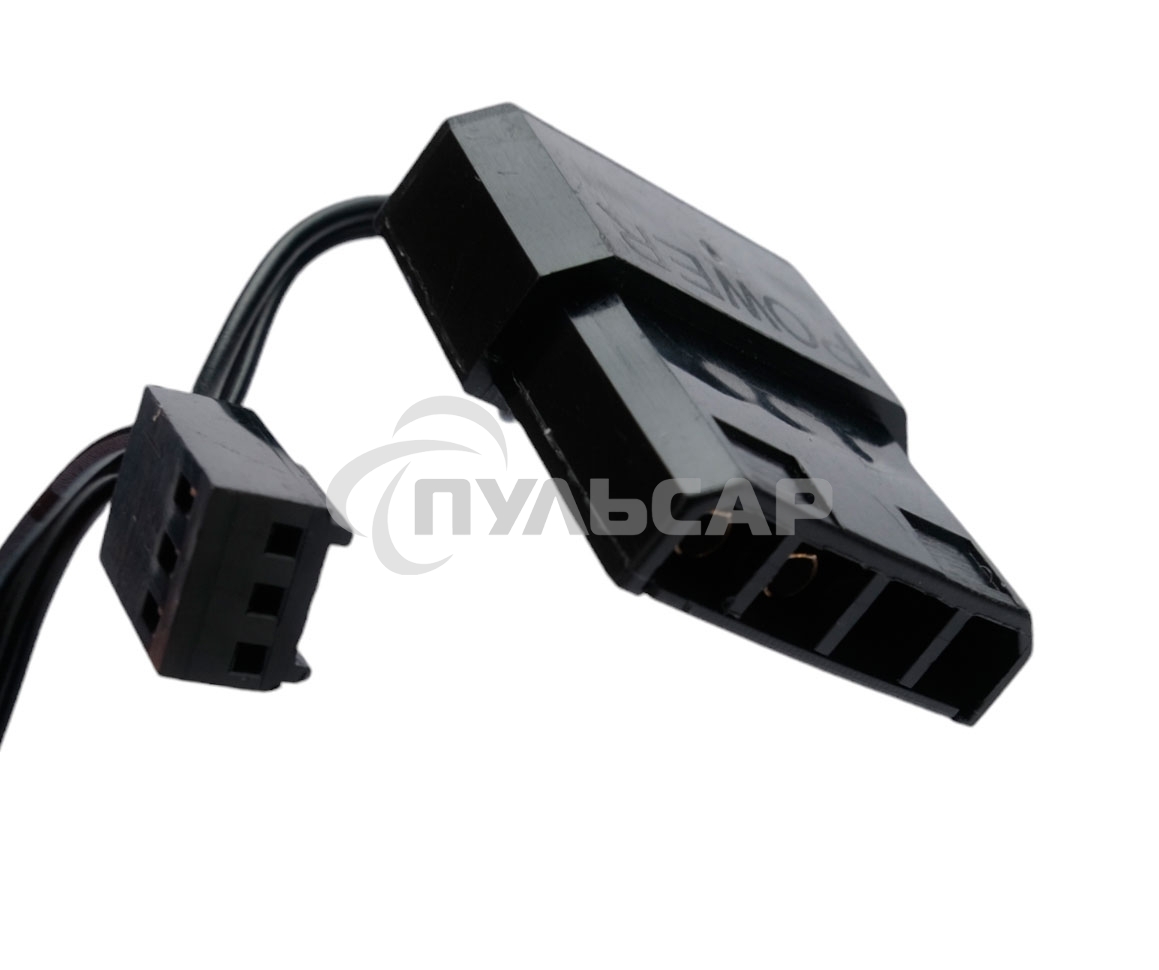 Вентилятор для корпуса Gembird D12025S12L-W черный, 120 мм, 1200 об/мин, 20.5 дБ, 3 pin